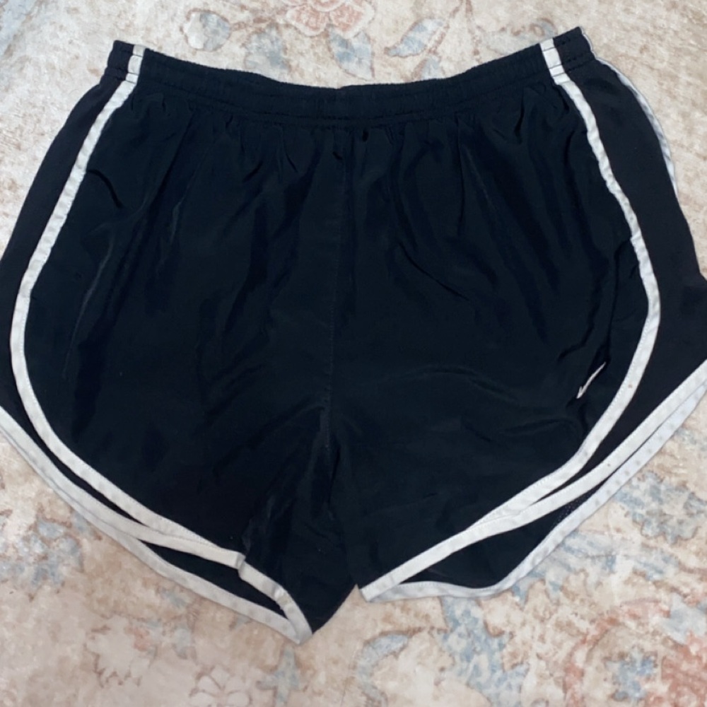 Nike Black and White Women's Athletic Shorts